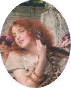 Alma-Tadema, Sir Lawrence Bacchante (mk23) Sweden oil painting artist
